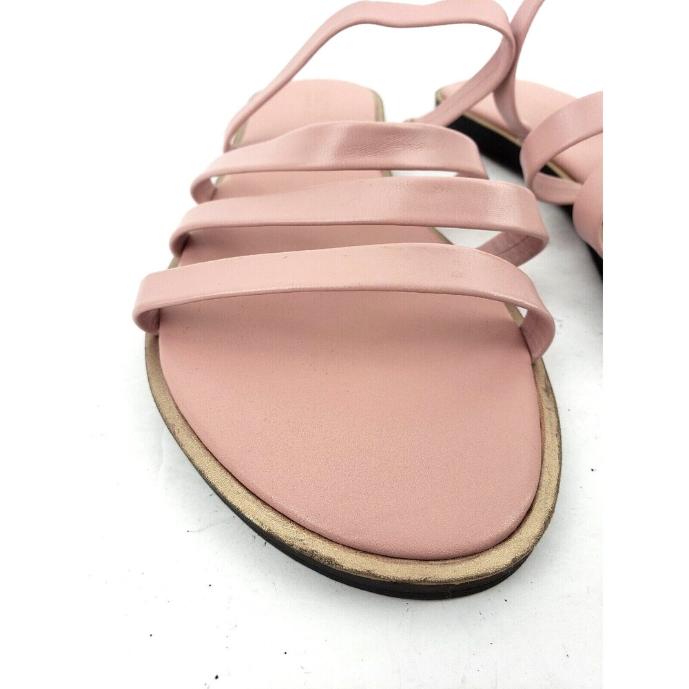 Reaction Kenneth Cole Sloan Four Band Strappy Slide Sandal in Blush Pink Size 10 - Picture 3 of 16